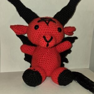Handmade Crochet Plush Baphomet